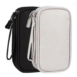 Storage Bags Cable Organiser Bag Travel Waterproof Electronic Accessory Protector Case For Usb Chargers Earphone
