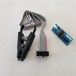 DASH Programmer Testing EEprom IC Clamp SOIC8 SOIC 8 SOP8 SOP Clip Cable Cord and Adapter for 24 93 25 26 Series Chip