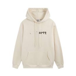 Carharttlys Designer Hoodie Top Quality WIP Classic Basic Scribed Letter Embroidered Sweatshirt Round Neck Couple Work Fashion Label