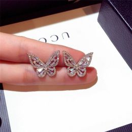 14K Rose Gold Natural Diamond Garnet Earring for Women Fine Oorbellen Aretes Mujer Bijoux Femme Orecchini Gemstone Stud Earrings 2286w