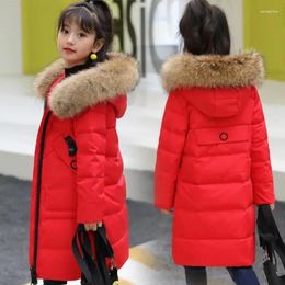Down Coat Girls Cotton Jacket Thickened Outerwear Children's Winter Teen Clothes 5 7 9 10 11 12 Years Parka