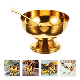 Bowls Ice Cream Cup Stainless Steel Bowl Restaurant Pudding Fruit Dessert Delicate Milk Shaking Holder