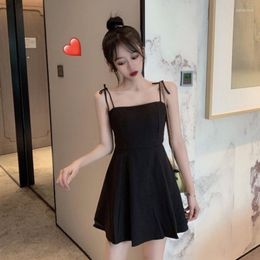 Casual Dresses Summer Dress Women's 2023 Style Elegant With Suspenders