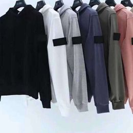 Colours Designers Mens stones Island Hoodie Candy Hoody Women Casual Long Sleeve Couple Loose O-neck Sweatshirt Motion current 665ess27