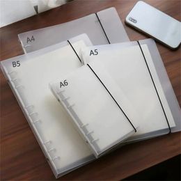 Notepads Diary A5 A6 A7 Matte Loose Leaf Binder Ring Notebook Inner Cover Collect Korea Idol Po Planner Stationery Office Supply 231130