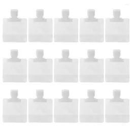 Storage Bottles 15Pcs Compact Travel Pouches Portable Lotion Bags Professional Squeeze