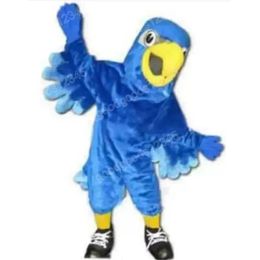 Christmas Blue Falcon Mascot Costumes Halloween Cartoon Character Outfit Suit Character Carnival Xmas Advertising Birthday Party Fancy Dress for Men Women