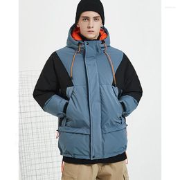 Men's Down Super Quality Winter Duck Parkas Men Casual Outwear Jackets Male Thick Coat Fashion Puffer Jacket JK-808