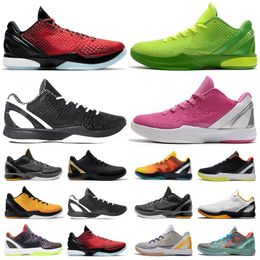 6 Protro 6s Mens Basketball Shoes Grinch Orange County Mambacita Sweet 16 Think Pink White Del Sol Black Gold Women Men Trainers Sports Sneakers Zoom Shoe