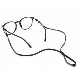 Adjustable PU Leather Eyeglasses Chains Reading Glasses Lanyard Strap Sunglasses Link Chain Holder Wholesale