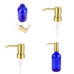 Liquid Soap Dispenser 28/400 Wholesale Gold Brass Rust Proof 304 Stainless Steel Pump Only For Kitchen Bathroom Jar Not Included Drop Otxgn