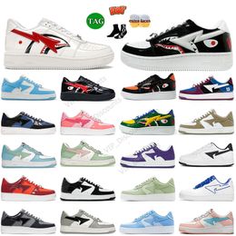 Running Shoes for Men Women Sk8 Sta Grey Black Patent Leather Blue JJJJOUND X White Navy Pastel Pack Sax Pink Green Shark Designer Sneakers 36-47