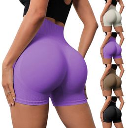 Active Shorts CALOFE Scrunch BuBiker Booty Yoga For Women Fitness Gym Seamless Sports Push Up Clothing Sportswear