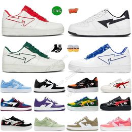 Authentic Running Shoes for Men Women Pastel Pack Blue Green Pink Red Bowling JJJJOUND X White Navy Bowling Sports Athletic Designer Sk8 Sta Sneakers Big Size 13