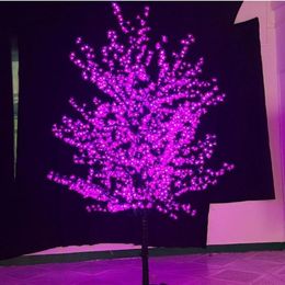 1 8M 6ft Blue LED Cherry Blossom Tree Outdoor Garden Pathway Holiday Christmas new year Light Wedding Decor175e