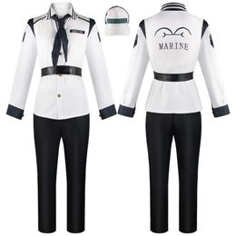 Sailing King Marine Cosplay Costume TV Drama Navy Uniform Suits Pirates Luffy Halloween Carnival Anime Costumes