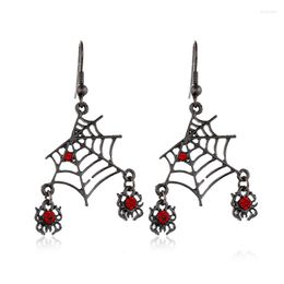 Stud Earrings 2023 Handmade Skeleton Bat Cross Moon Death Ghost Pumpkin Dangle Horrible Scary Long Halloween For Women Jewel