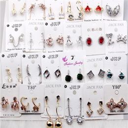 10Pairs lot Mix Style Fashion Stud Earrings Nail For Gift Craft Jewelry Earring PA401197O