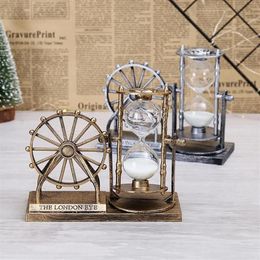 Retro Ferris Wheel Sand Hourglass Ornaments Home Decor Europe Models Gifts Furnishing Articles Decorative Objects & Figurines270h