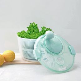 Vegetable dehydrator, salad, fruit and vegetable dehydrator, drain basket, household vegetable and fruit cleaning kitchen utensil