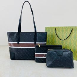 PU shopping bag three-piece combination bag, clutch bag, best-selling handbag, shoulder bag, famous handbag, handbag, wallet, mobile phone bag,