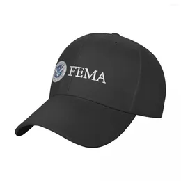 Ball Caps FEMA EMERGENCY MANAGEMENT AGENCY LOGO Baseball Cap Custom Hats Visor Women Hat Men's