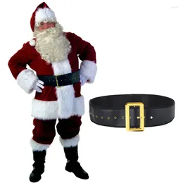 Belts Santa Waist Belt Leather Adjustable Ecofriendly Holiday Party Decoration Outfit Dress Up