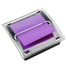 Acrylic Sticky Note Holder -up Notes Dispenser For Business Study Desk Supplies
