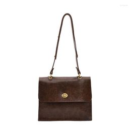 Briefcases Fashion Vintage Style Women Shoulder Bags Office Ladies Business Messenger Bolsas De Mujer Handbags
