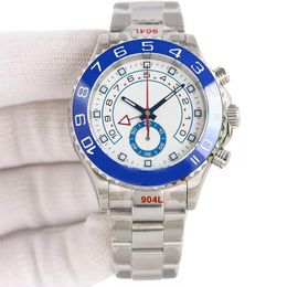 brand watch machinery automatic watch 8215 movement 44mm Large dial Blue ceramic bezel 904L stainless steel watch sapphire waterproof luminous mens sport watch