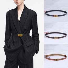 Belts Women's Fashion PU Belt Black Elastic Adjustable Ladies Dress Coat Casual Jeans Metal Buckle Clothing Accessories