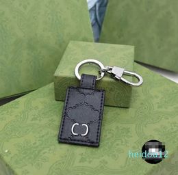 Keychain Classic Letters Men Car Key Chain Womens Fashion Bag Pendant Gold Buckle Key Ring Luxury
