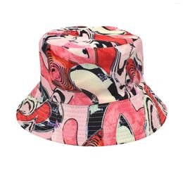 Wide Brim Hats Printed Camouflage Fisherman's Hat For Women's Summer Outdoor Casual Sunshade Men's Waterproof Hiking Rain