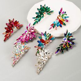 Trendy Beads Crystal Wings Earrings For Women Boho Multicolored Ear Accessories Wedding High Quality Jewelry