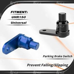 Motorcycle Brakes For HAOJUE UHR Parking Brake Switch Button Lock CNC Lever Accessories Parts