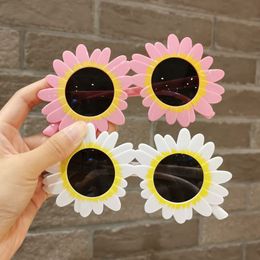 Sunglasses for Kids Children sun flower Cute Boy Girl Birthday Party Items Photograph Show Decor Pink Brown Black Colour