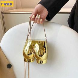 Purses Niche design acrylic Chain Bag Messenger women's new funny style disco bag earphone mouth red envelope clearance sale