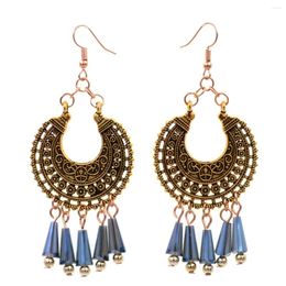 Dangle Earrings WELLMORE 8 Colours Vintage Drop Handmade Crystal For Women Jewellery Wholesale