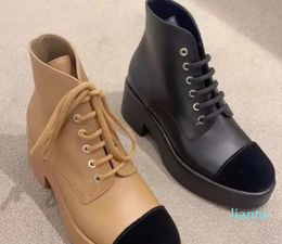 Boots Designer Shoes Thick Sole Short Boots Brand Shoes Fashion Versatile