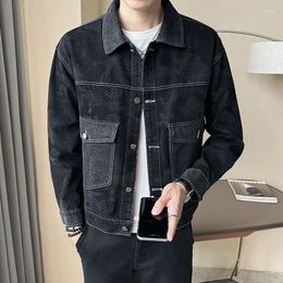 Men's Jackets Male Jeans Coat Men Brand Denim Jacket Hip Hop Streetwear Punk Korean Style Washed Outwear High Quality Casual Top