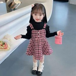 Girl Dresses Girl's Autumn And Winter Dress Set Little Fragrant Fashionable Baby Princess Trend