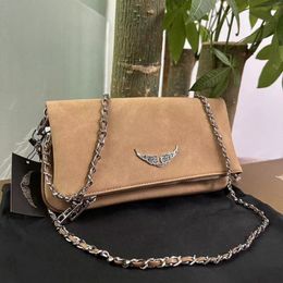 Pochette Rock Wings Zadig Voltaire bag Designer womens tote diamond baguette Leather purse handbag chain clutch flap Cross body Shoulder p6yj#