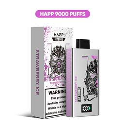 Big Puffs Disposable Vape 9000 Puffs Ecig 500mAh Battery Rechargeable with Type C LED Screen Electronic Cigarette 10 Flavours in Stock Hot Selling Ship From EU