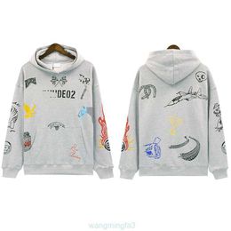 Hoodies Sweatshirts grizzly rhude designer off white Painting Style Men's Loose Casual Pullover
