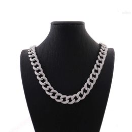 Wholesale New Heavy Moissanite Diamonds Cuban Link 14k 18k Gold Plated Hip Hop Chain Necklace Jewellery for Men