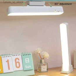 Book Lights LED Upright Desk Lamp 20W 5V USB 25CM Rechargeable Eye Protection Table Lamps Portable Bedroom Reading Makeup Mirror Wall Light YQ231130