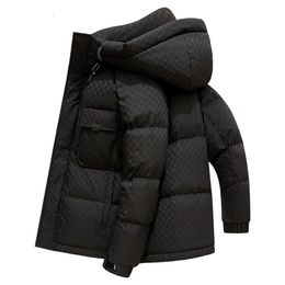 Designer coat men Hooded Heavy Puff Padded Coat Men's Down Bubble Winter Black Men Puffer Jacket 1FJB6