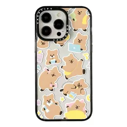 CASETIFY Newest Fashion Designers Mirror Phone Case for iPhone 15 14 13 12 11 Pro X XS Max 14 Plus 15 Promax Soft TPU Dirt-resistant Back Cover gift 2311302PE