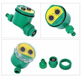 1 PC of LCD Display Irrigation Series Watering Timer Watering Timer Hose Faucet Timer Outdoor Waterproof Automatic On Off 201204275U