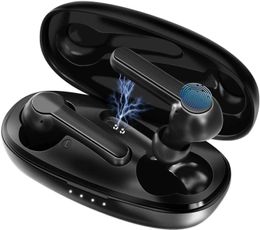 TWS Bluetooth 5,0 Kopfhörer Drahtlose Kopfhörer 9D Stereo Sport Wasserdichte Ohrhörer Headsets Mit Mikrofon XY-7